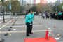 11月23日，佳世客東部店舉行了冬季消防演習(xí)，圖為深代店長(zhǎng)在演習(xí)現(xiàn)場(chǎng)向大家發(fā)表講話。