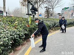 助力文明典范城市，共建美好家園—青島永旺25周年衛(wèi)生清掃