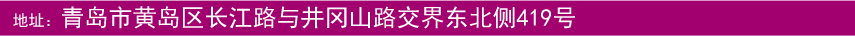 地址：青島市黃島區(qū)長江路與井岡山路交界東北側419號